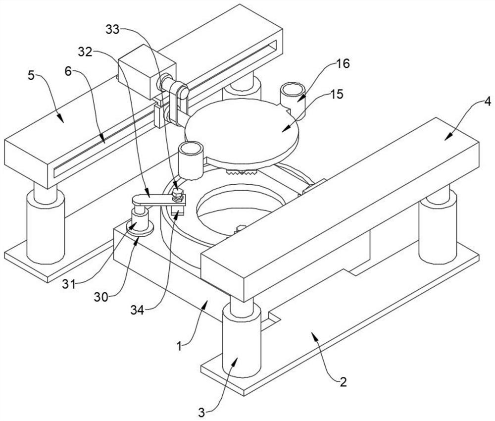 Machining clamp for automobile starter drive cover and machining method of machining clamp