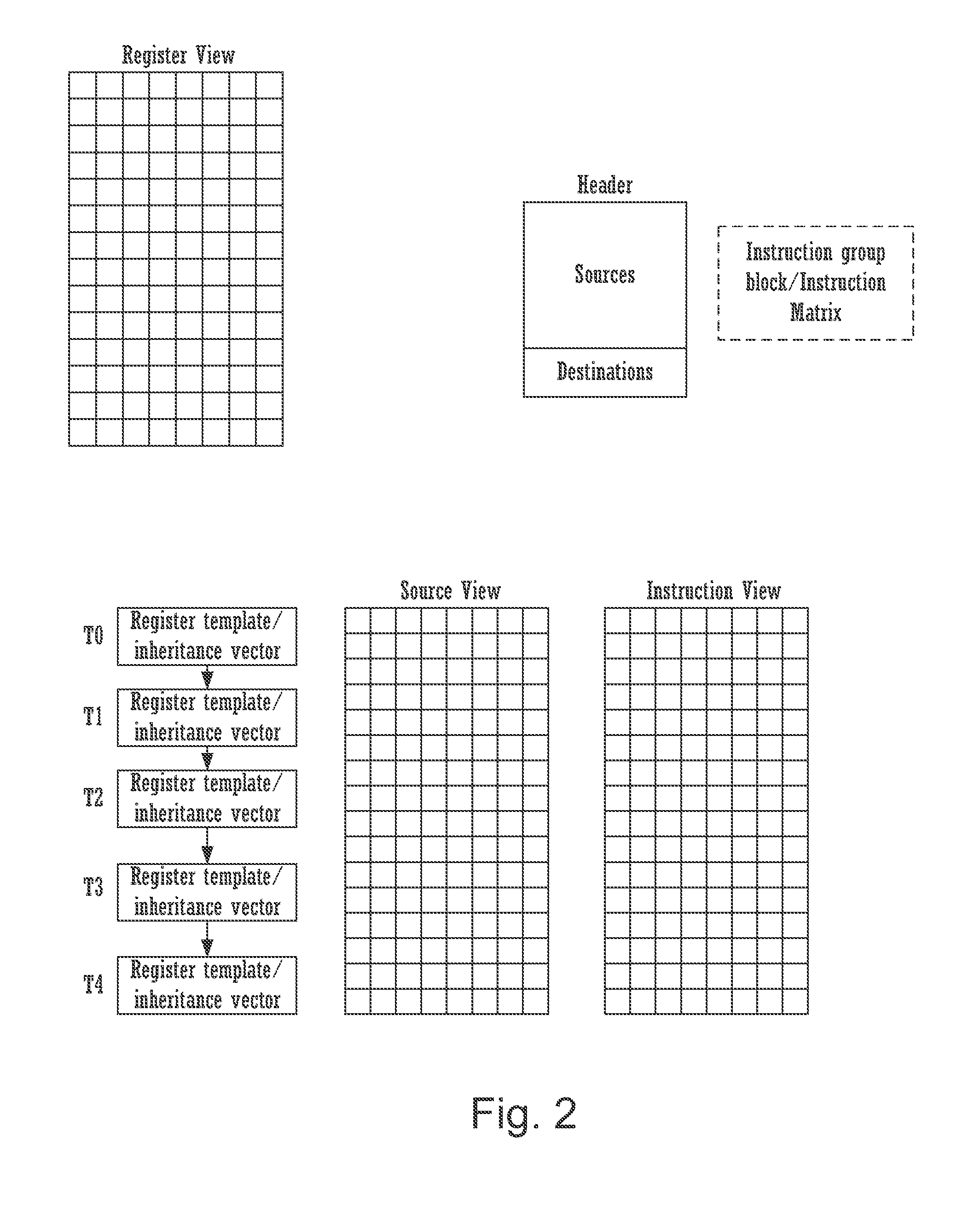 Method for performing dual dispatch of blocks and half blocks