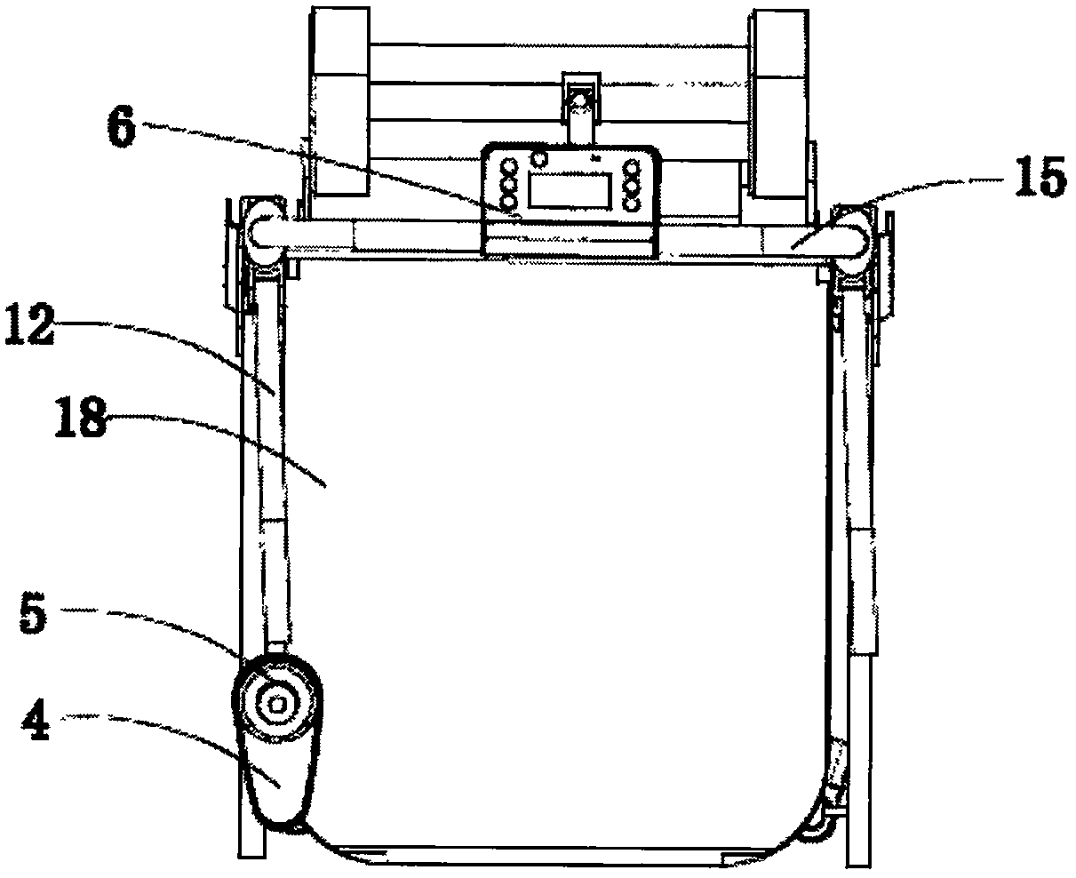 Wheelchair with function of conveniently climbing steps