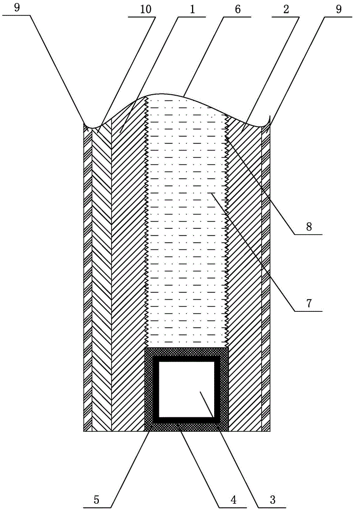 Hollow glass