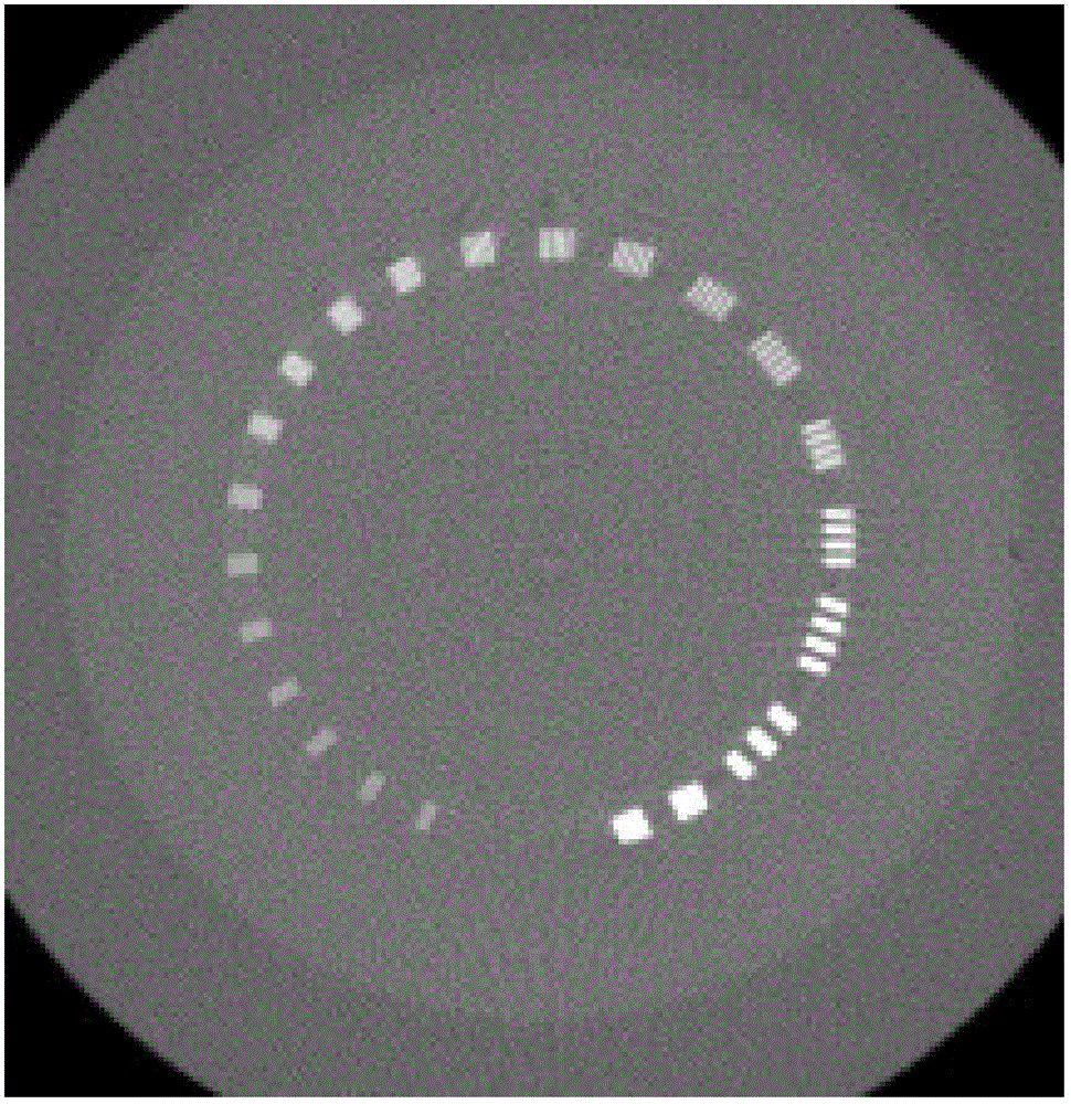 Cosine transform-based method for adaptive threshold filtering reconstruction of projection data of X-ray computed tomography (CT) medical image