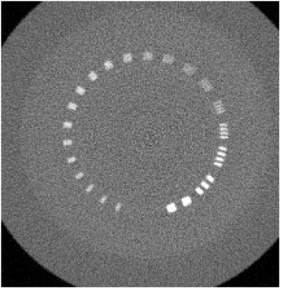 Cosine transform-based method for adaptive threshold filtering reconstruction of projection data of X-ray computed tomography (CT) medical image