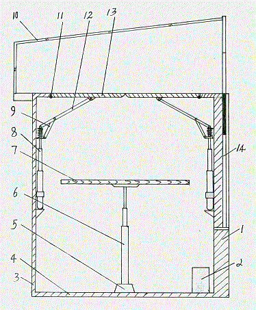 Theft-proof display cabinet with special sound