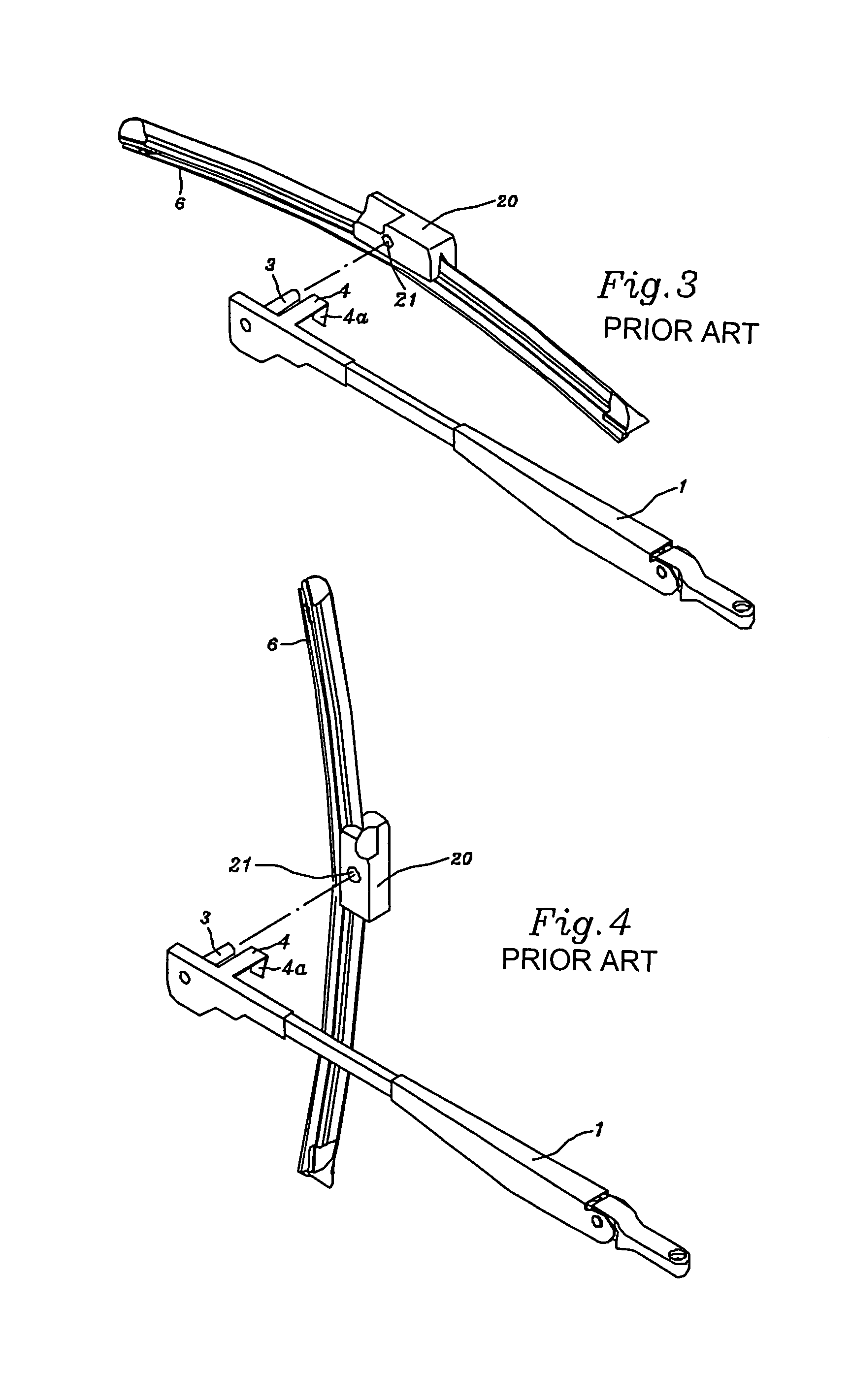 Joint apparatus of a car windshield wiper arm