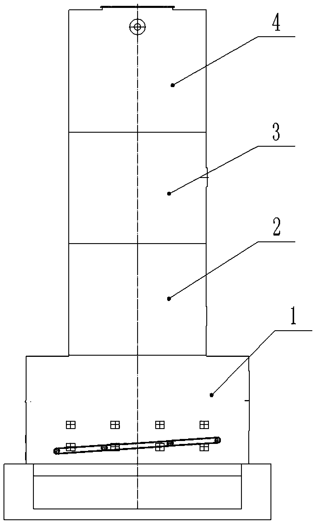 Vertical multi-layer straw burning boiler