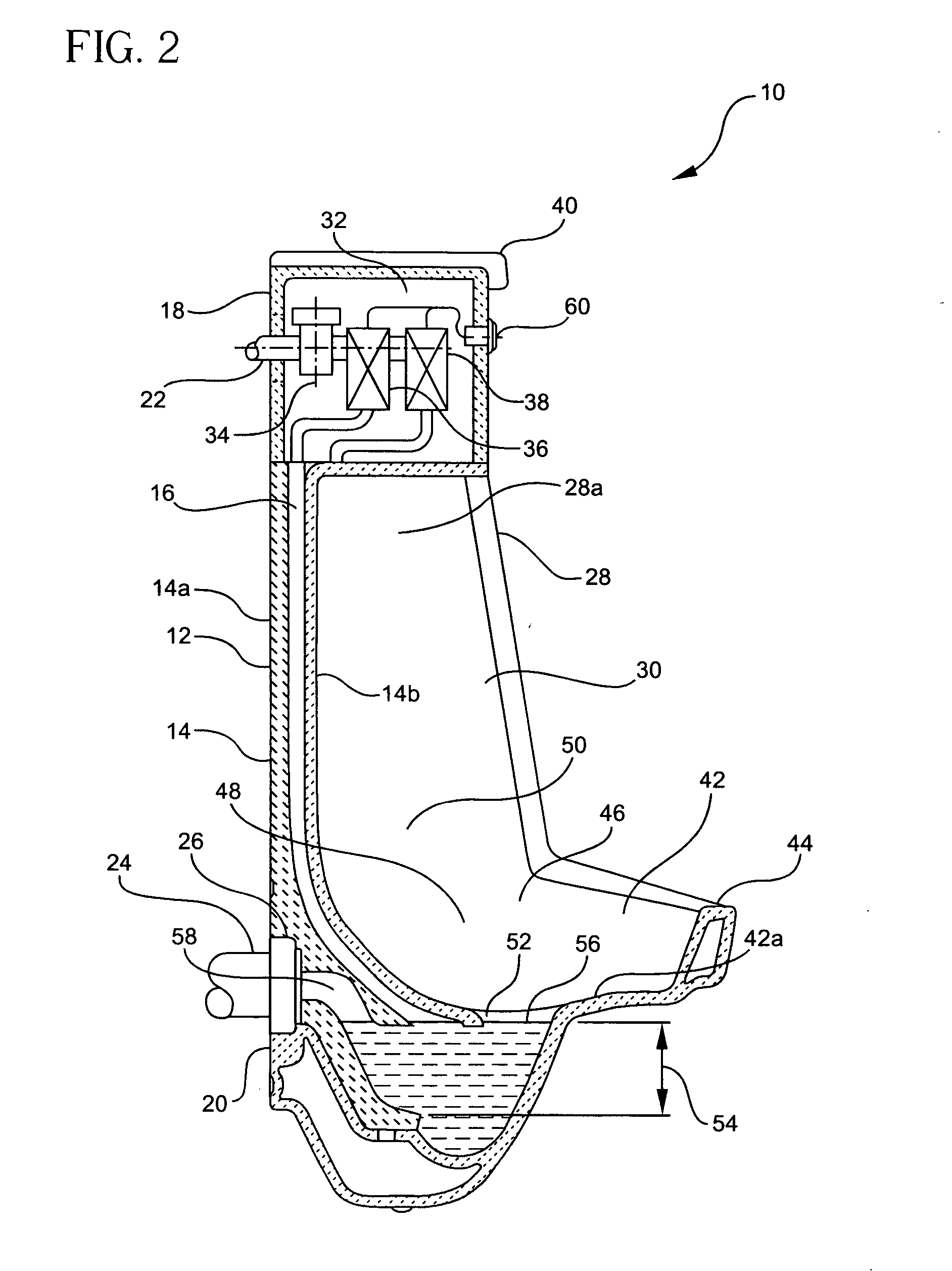 Dual phase flush urinal