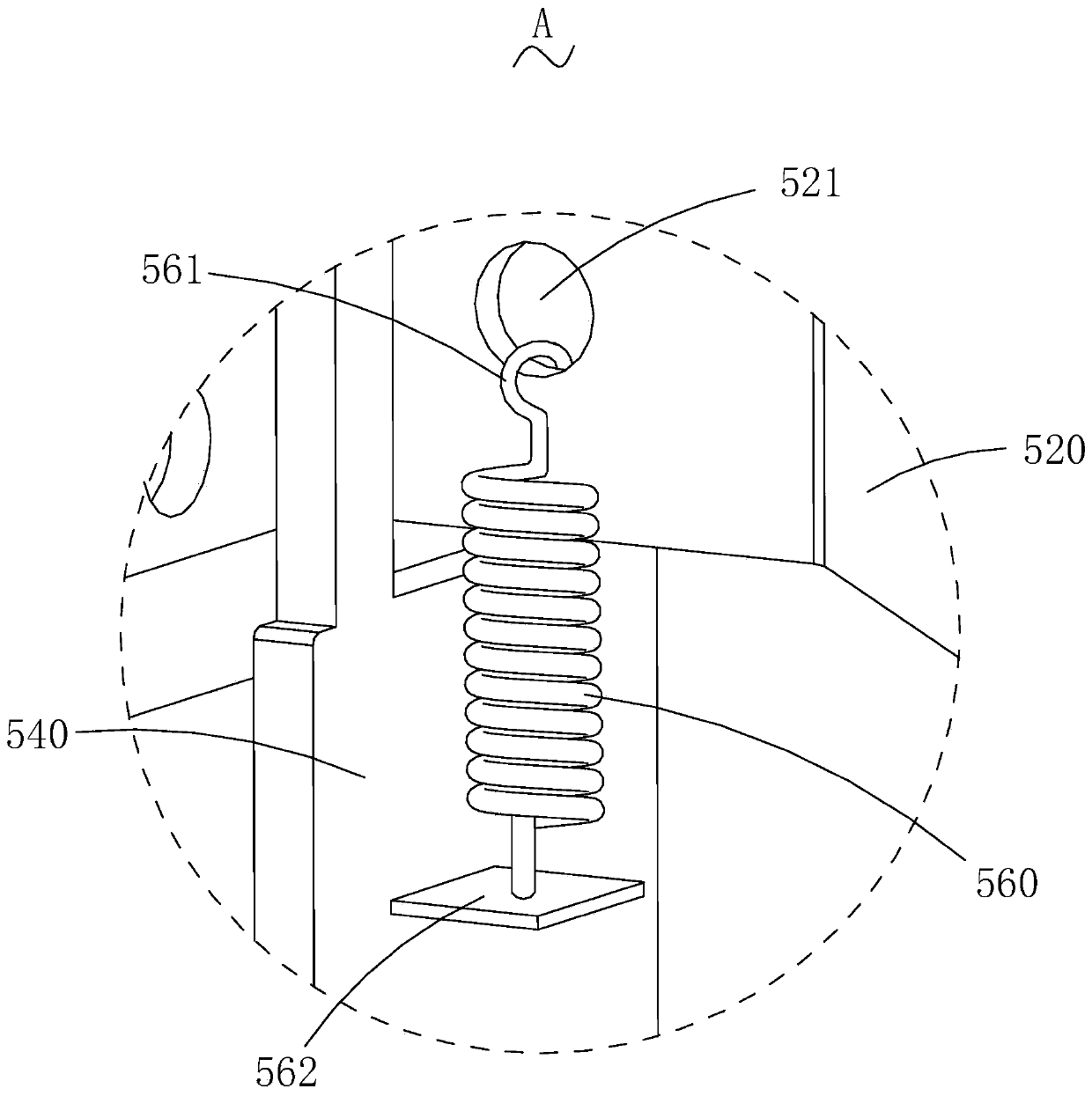 Overhead line electricity testing device