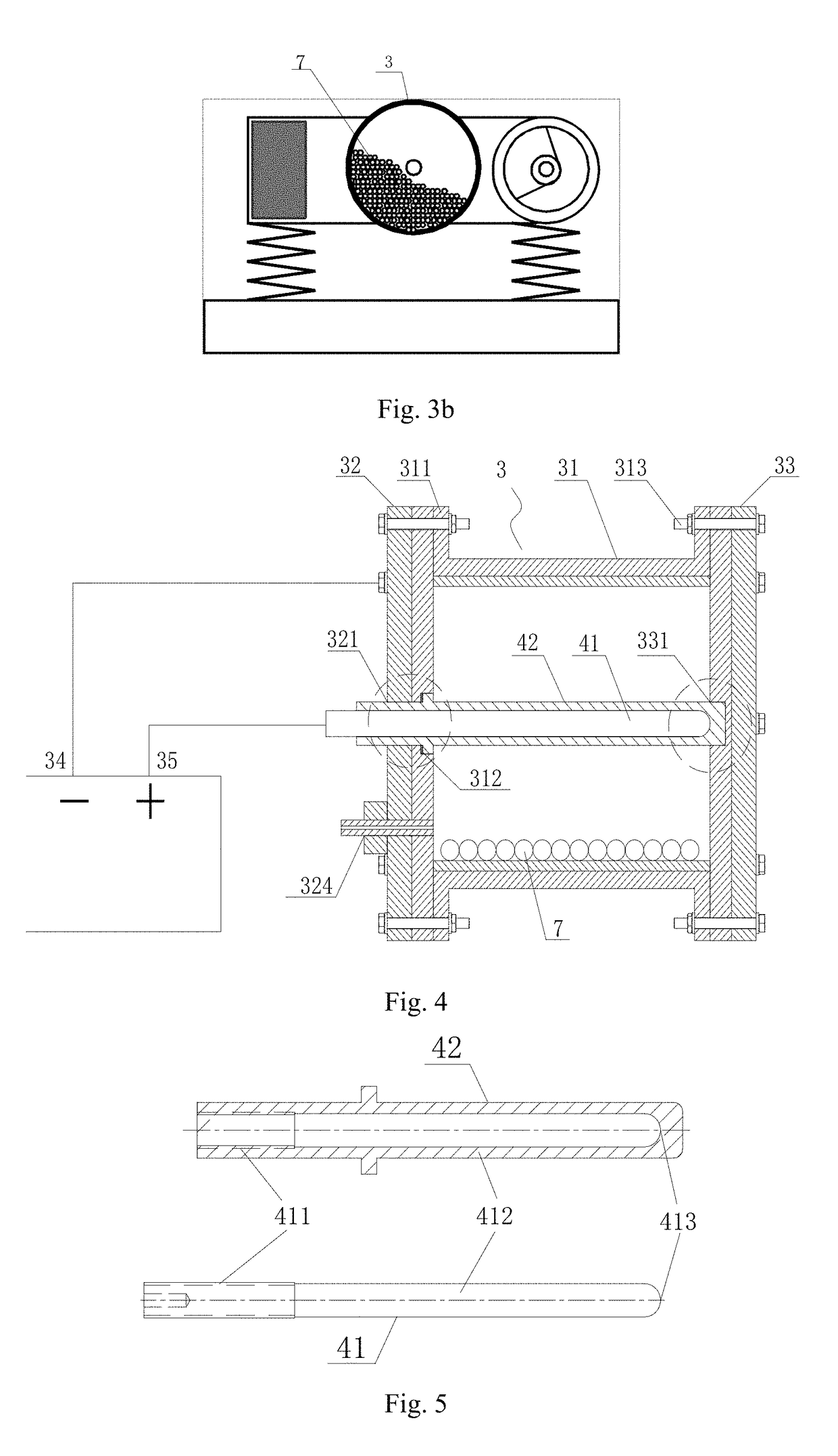 Application method and device for cold field plasma discharge assisted high energy ball milled powder