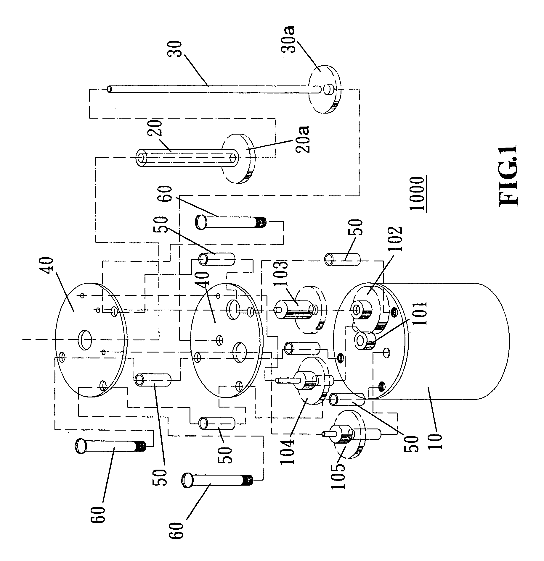 Rotary massaging stick