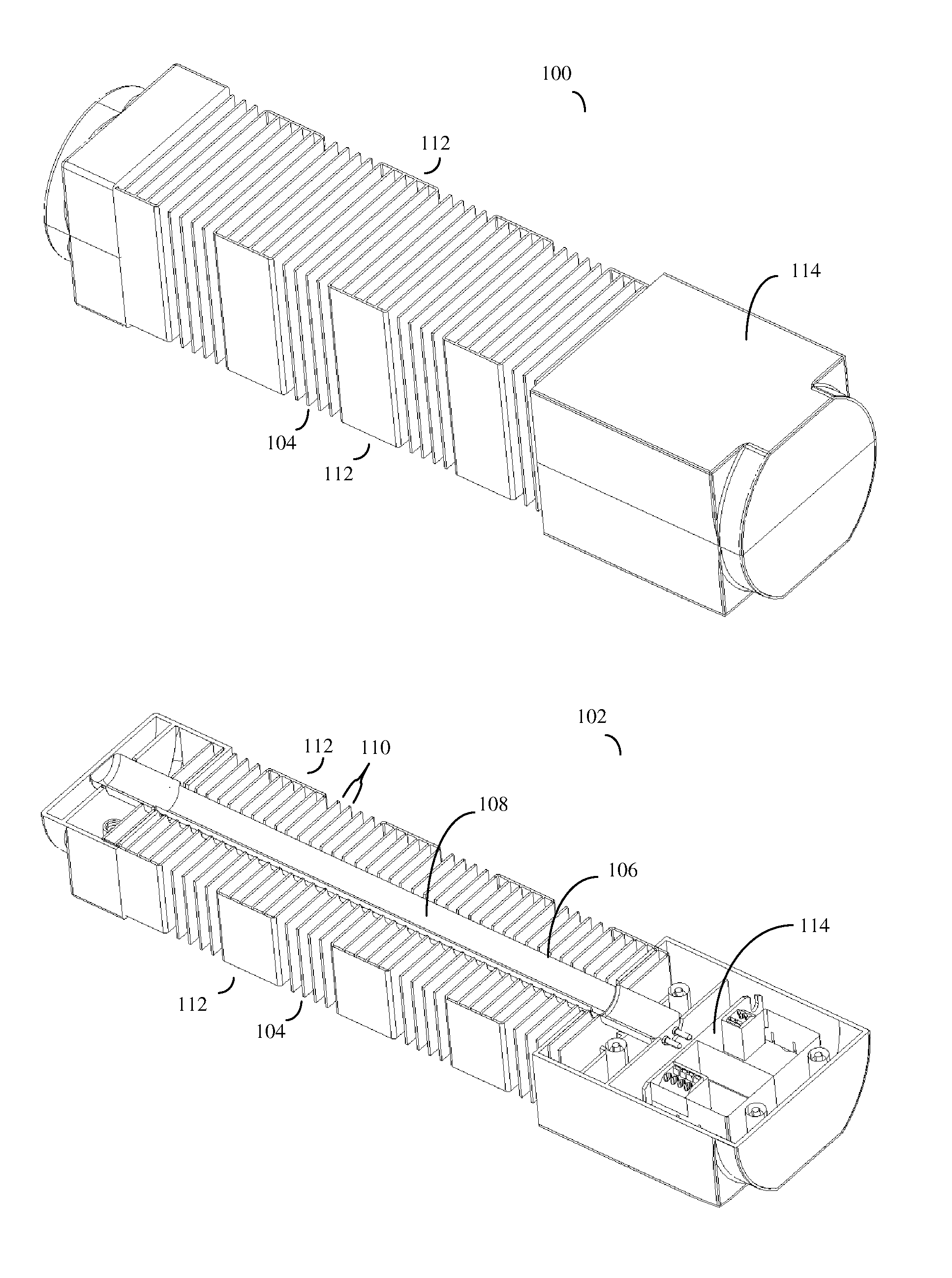 Unitized photocatalytic air sterilization device