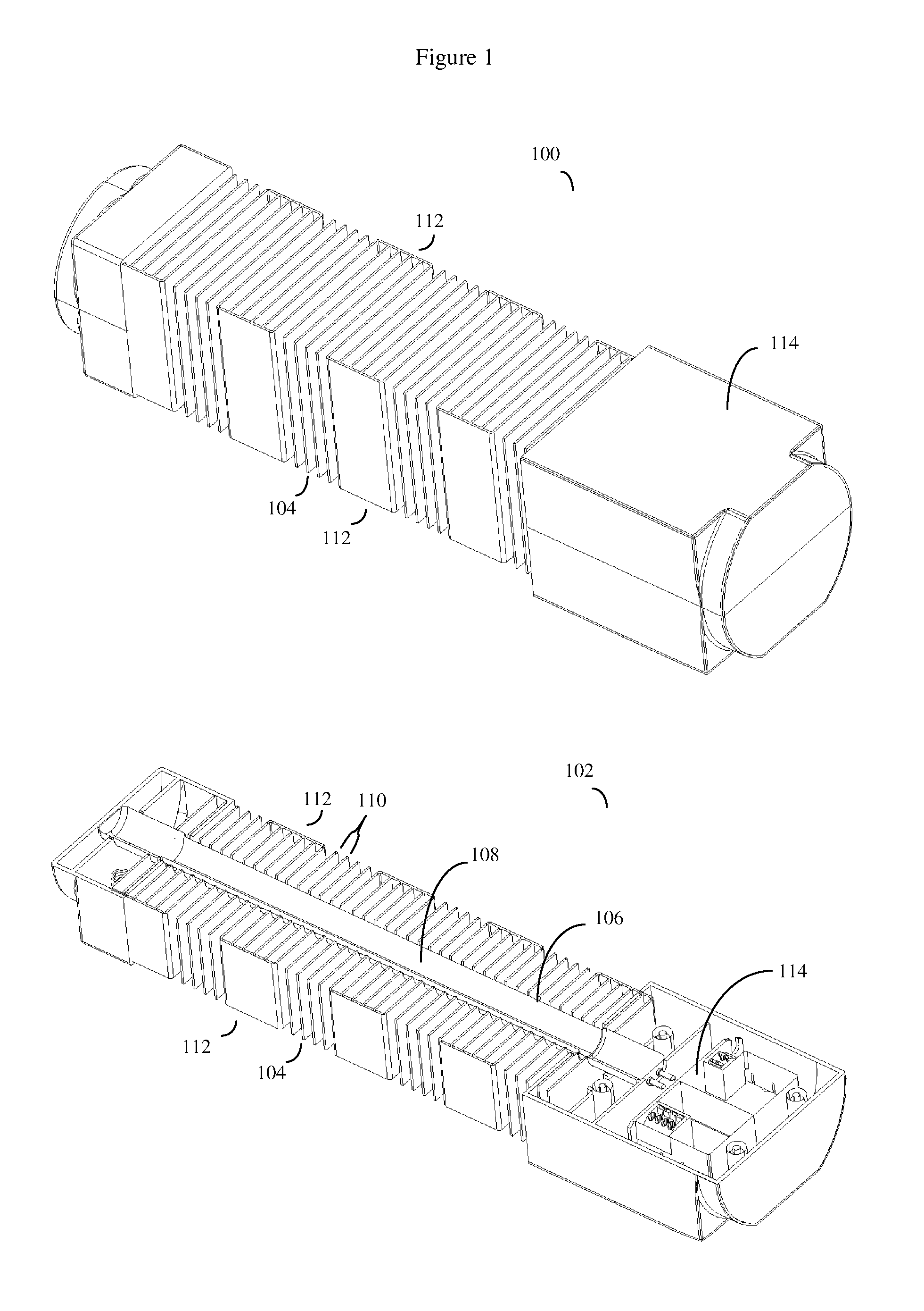 Unitized photocatalytic air sterilization device