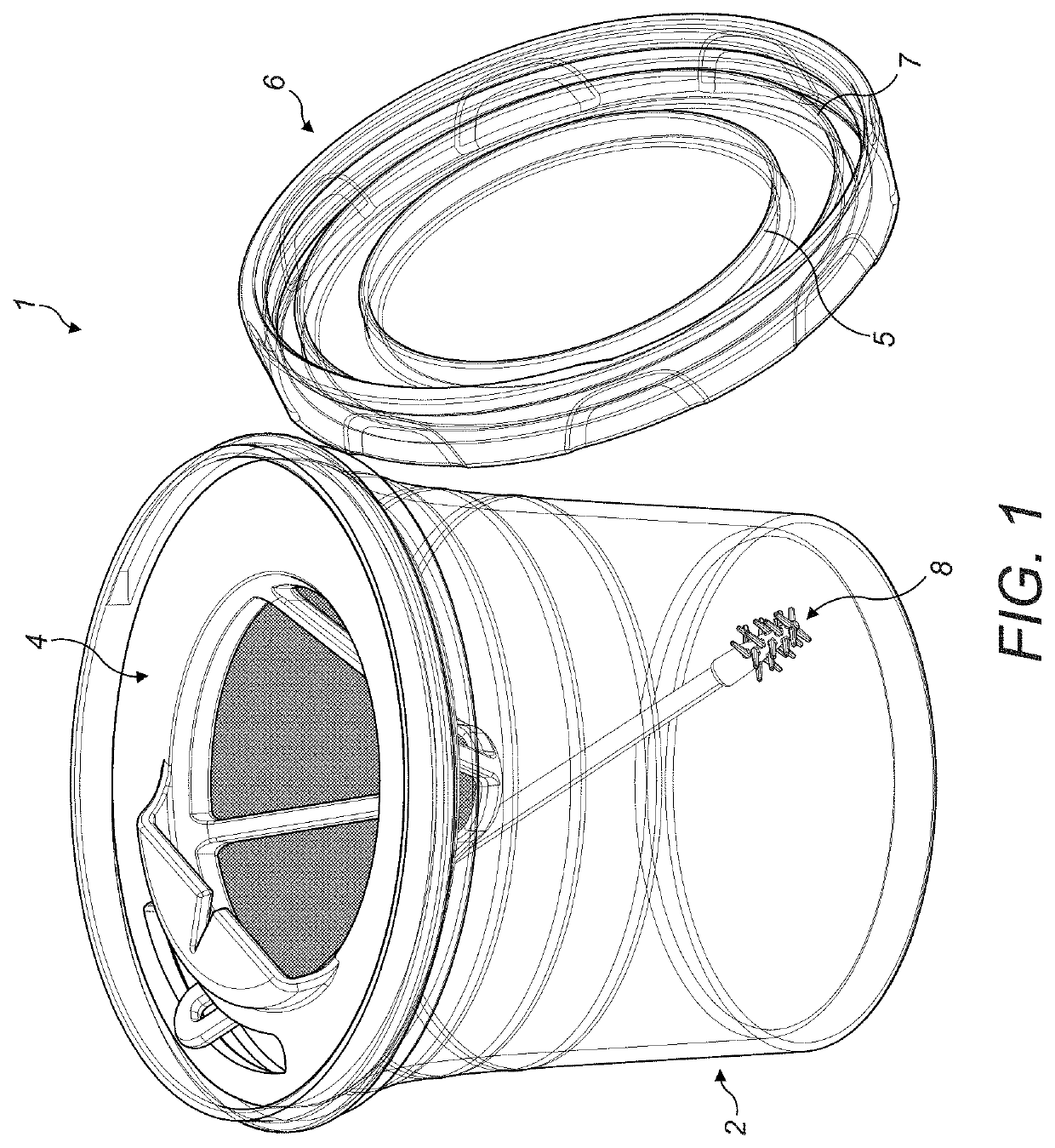 Sputum collection and washing apparatus and a method of using it