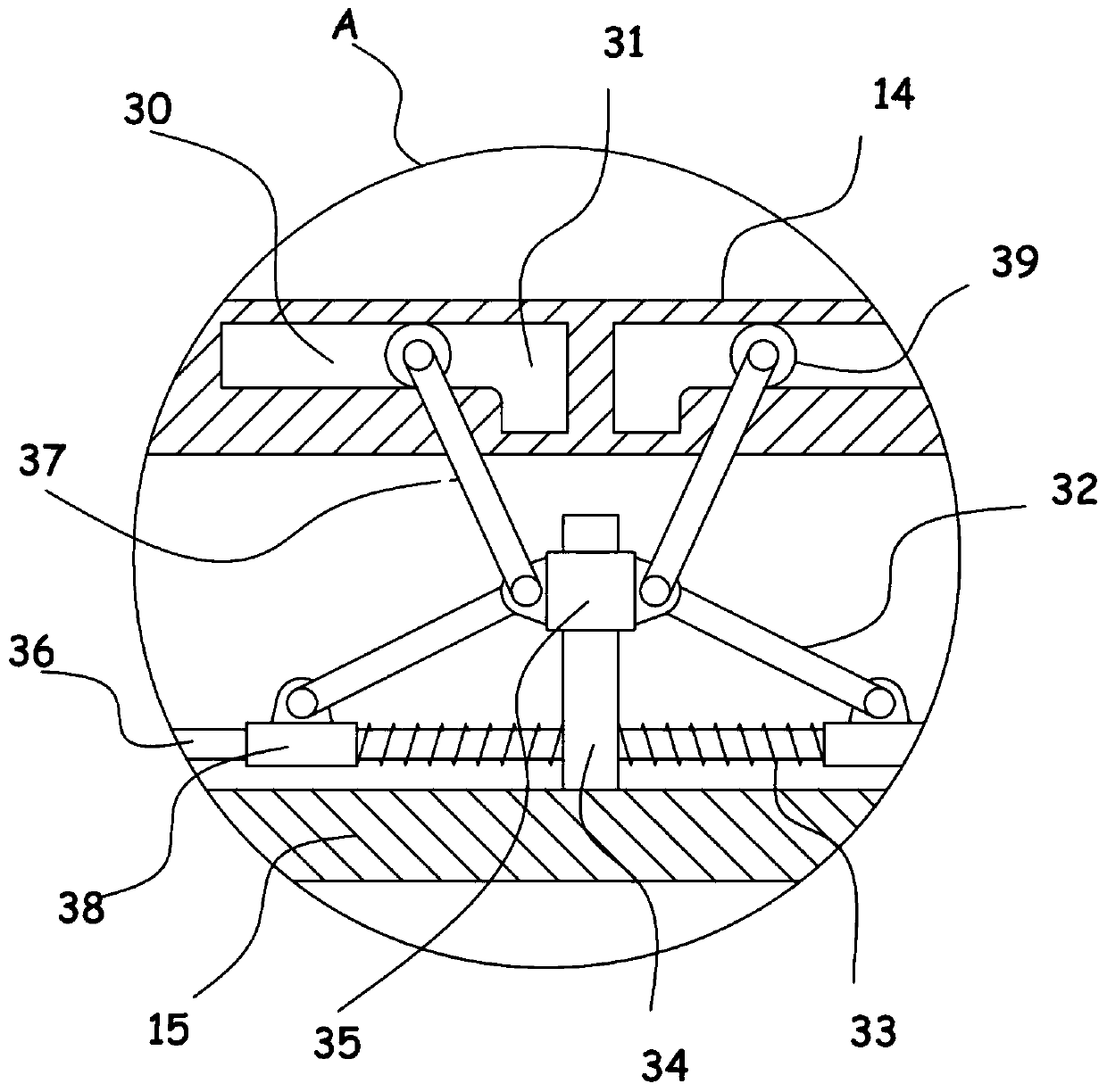 Dynamic locking workpiece punching device