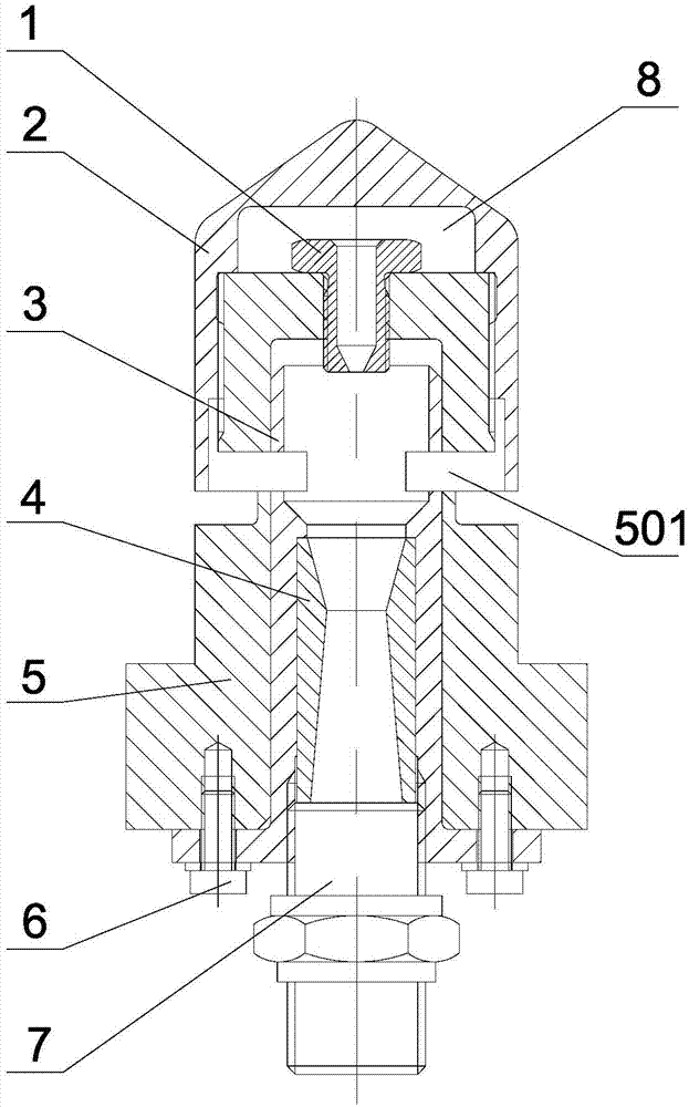 Sanding system for railway vehicle and sander thereof