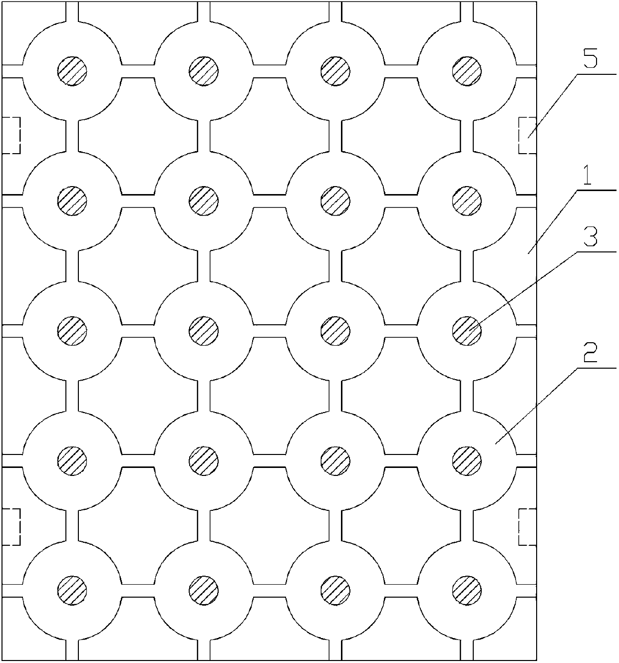 A barreled water tray and its processing method