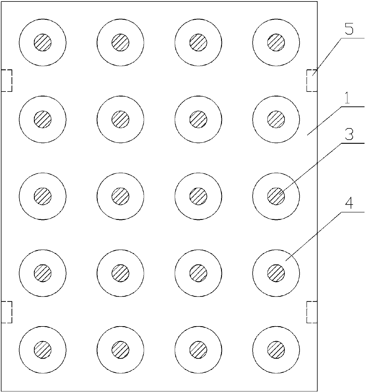 A barreled water tray and its processing method