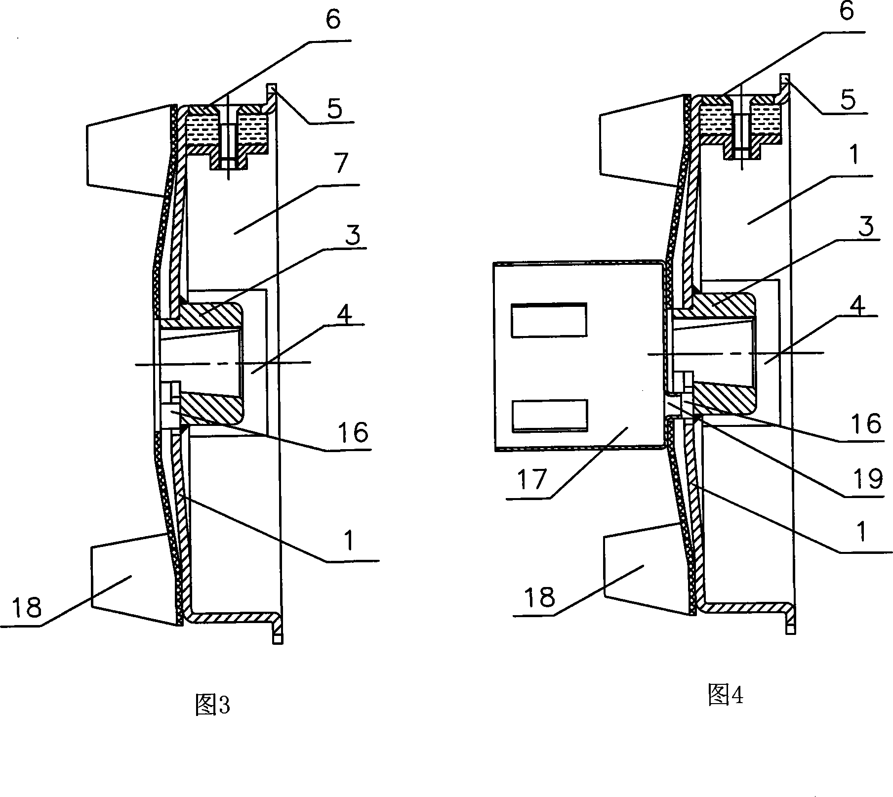 Gasoline engine electric-starting flywheel