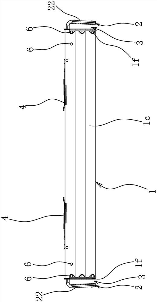 Clamping structure of cargo supporting device