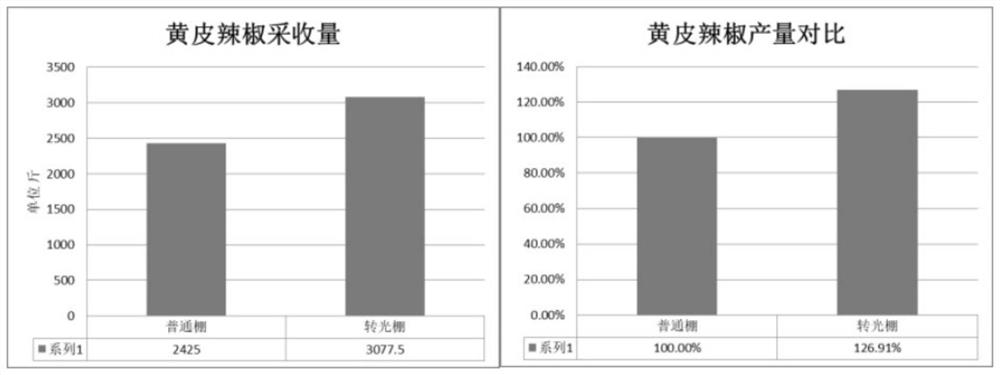 Degradable light conversion film as well as preparation method and application thereof