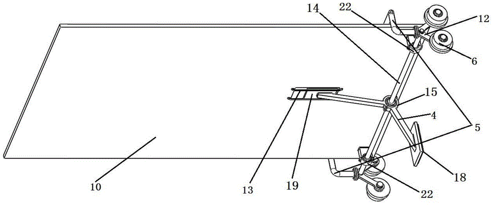 Gravity self-adaption elevator for LED television production line