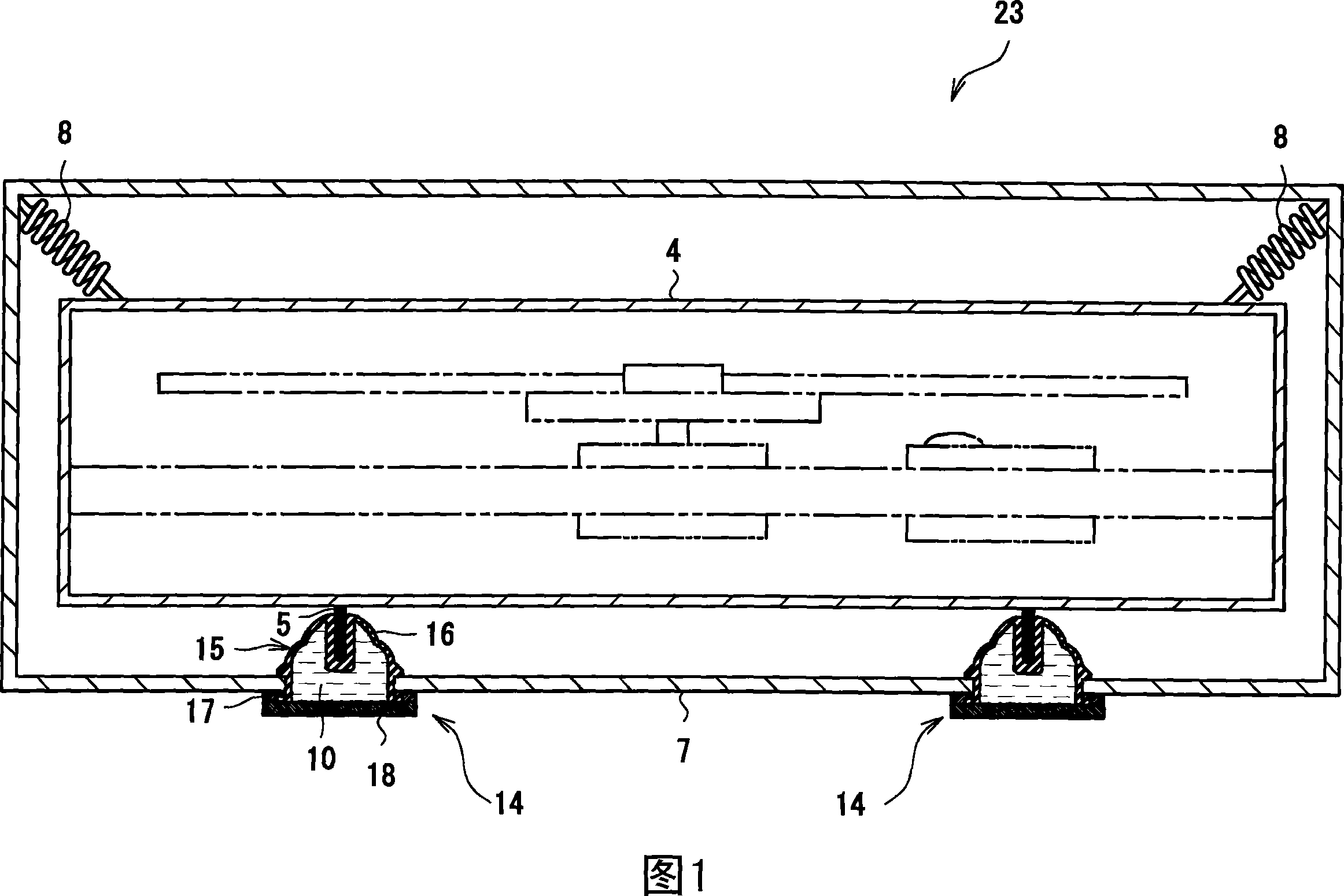 Viscous fluid-sealed damper