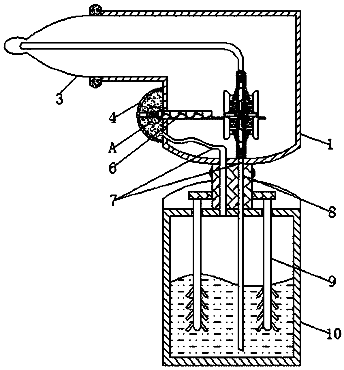 Medicine feeder capable of preventing occurrence of medicine choking condition for neurology department