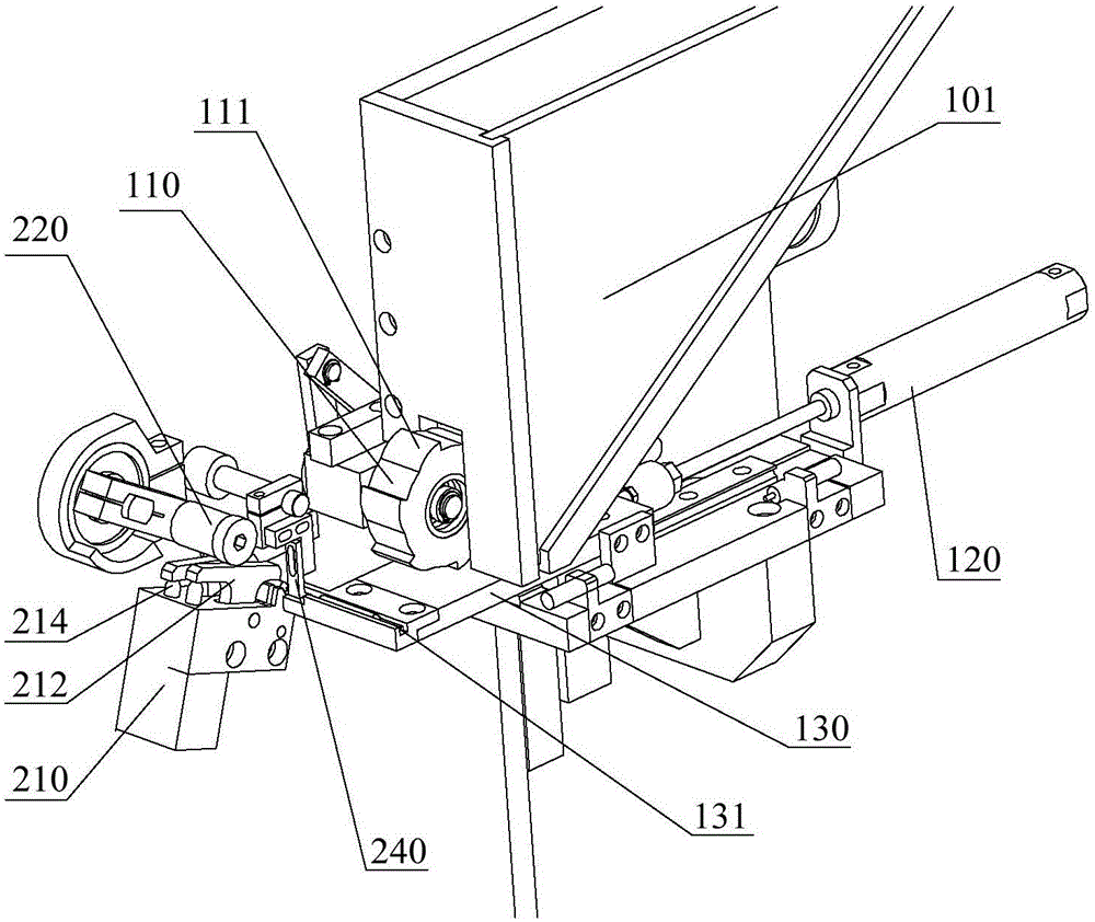 An indexing cutting machine and a station conversion device