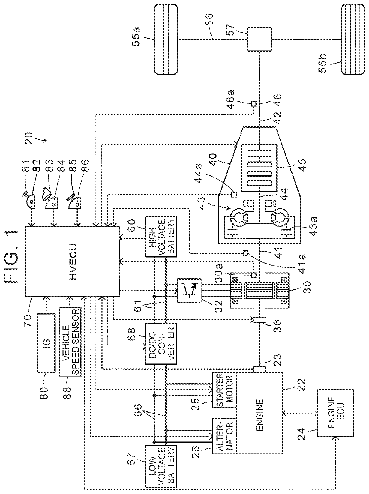 Hybrid vehicle and method of controlling hybrid vehicle