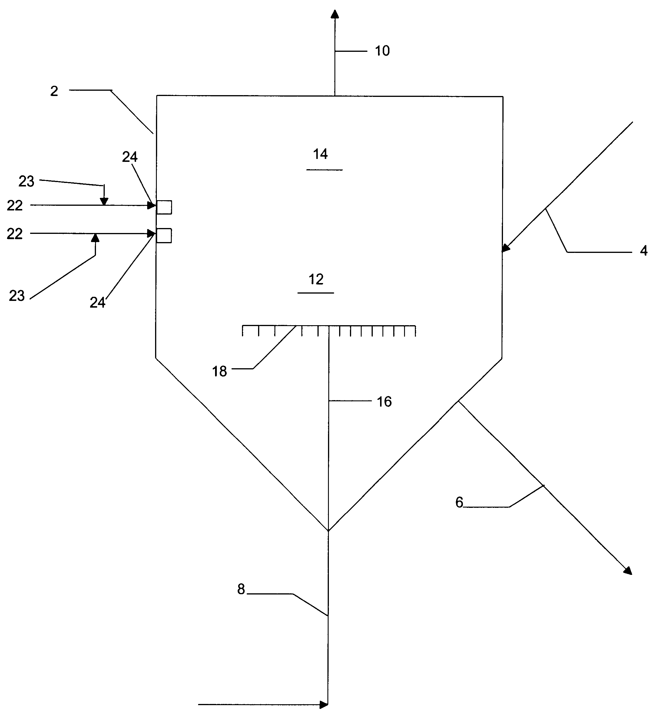 Reactor modifications for NOx reduction from a fluid catalytic cracking regeneration vessel