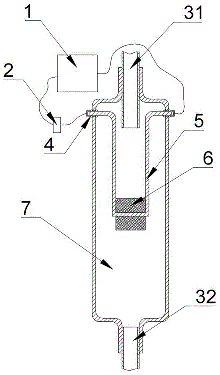 Automatic alarm drip transfusion device