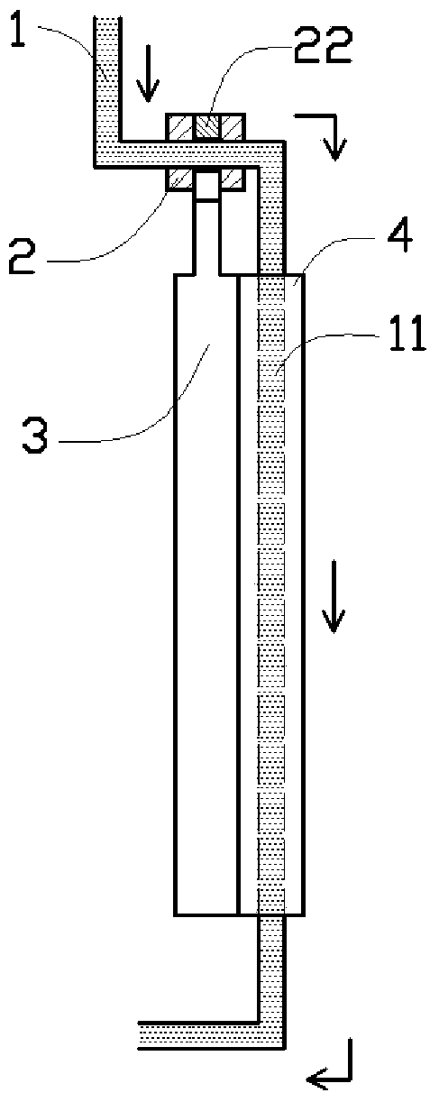 A computer pneumatic water cooling device