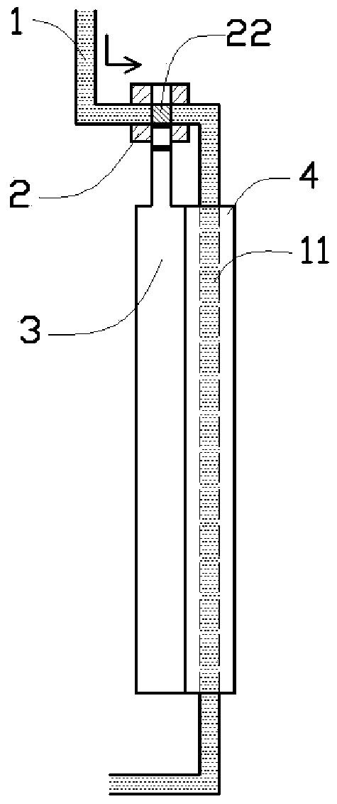 A computer pneumatic water cooling device