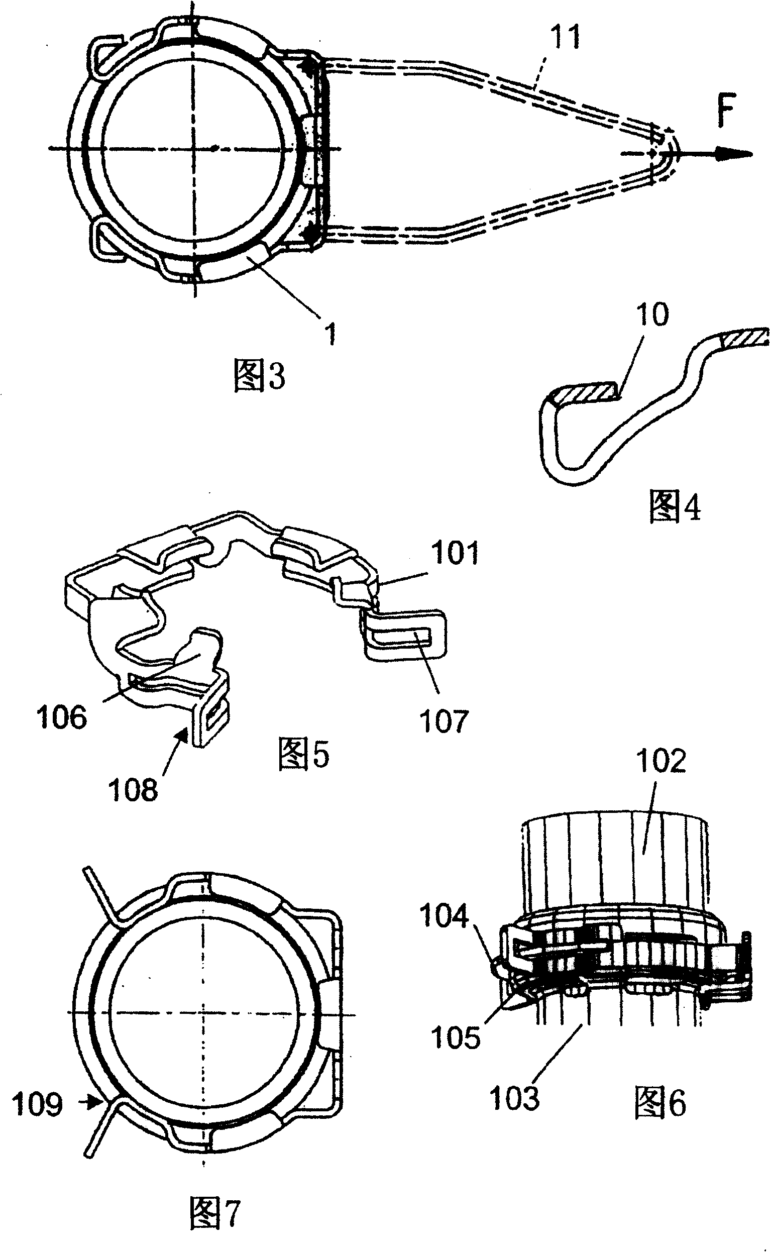 Clamp for fixing and connecting pipes