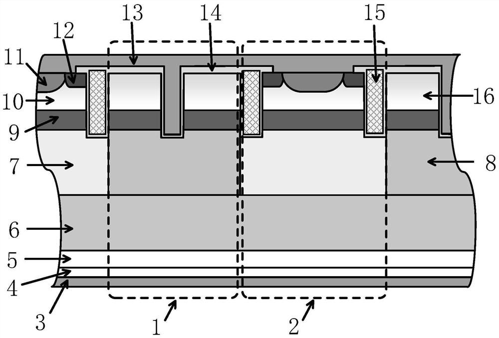 A trench-gate bipolar transistor