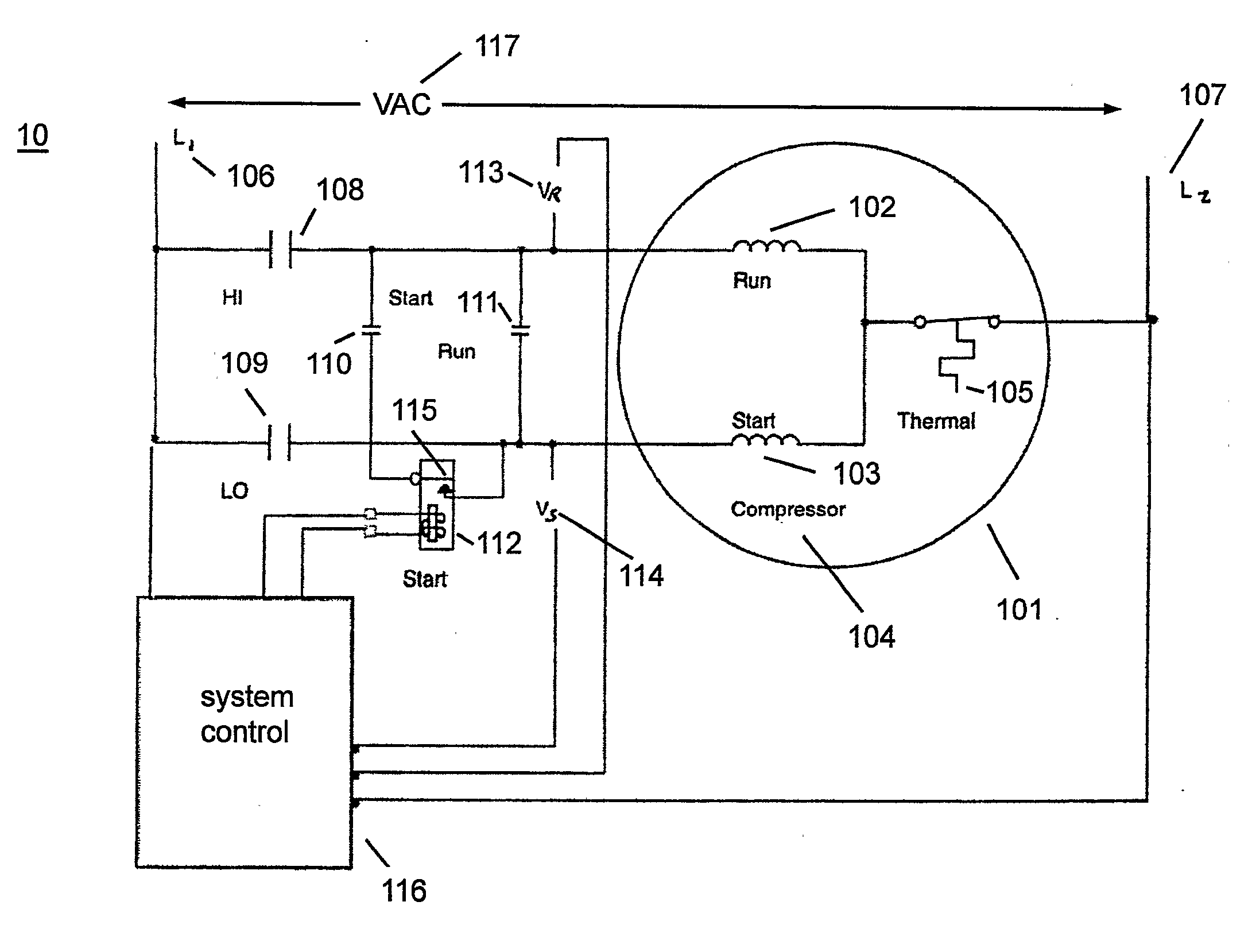 Electronic Method for Starting a Compressor