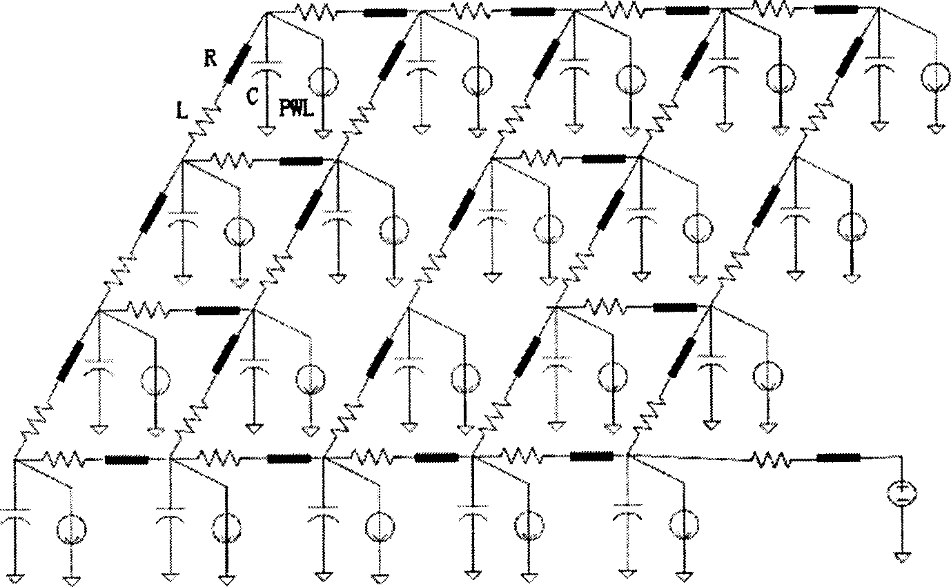 Quick method for implementing noise optimization of integrated circuit supply network using decoupling capacitor