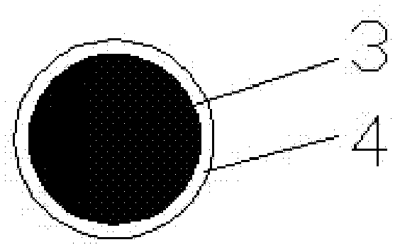 Method for preparing double-surface composite flat membrane