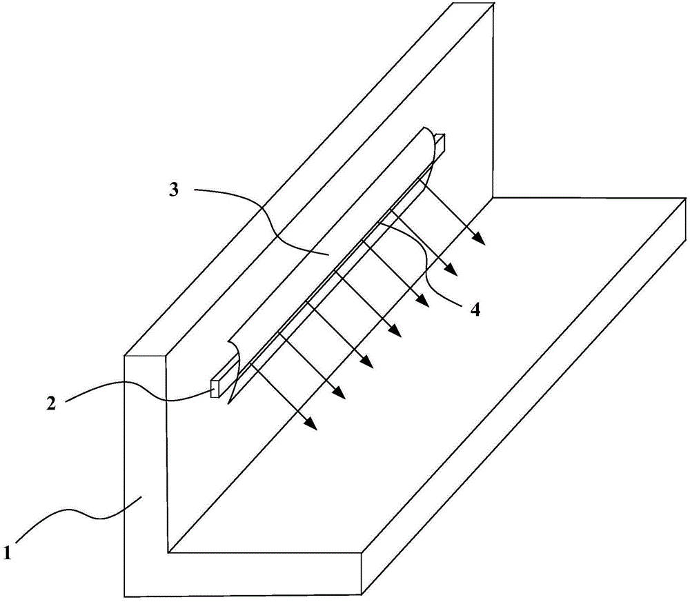 Anti-peeping lamp bank and display device