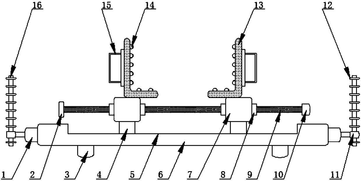 Novel ball valve fixing device