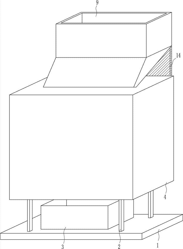 High-efficient crushing device for petroleum coke