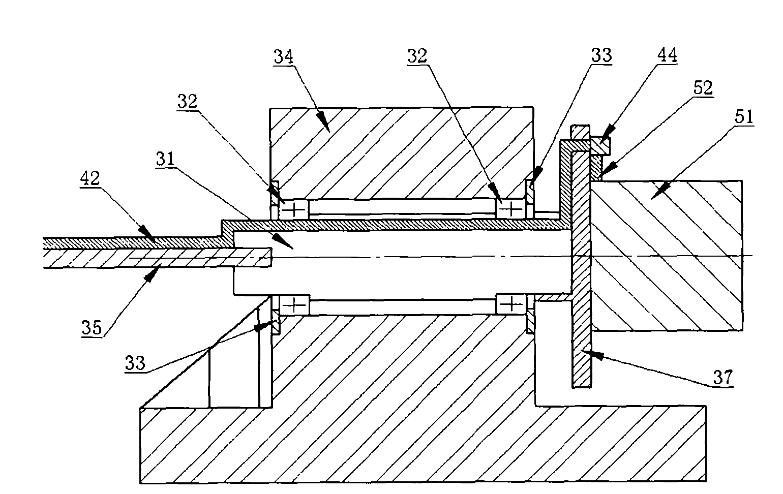 System for testing rotation and vibration performance of inertia device