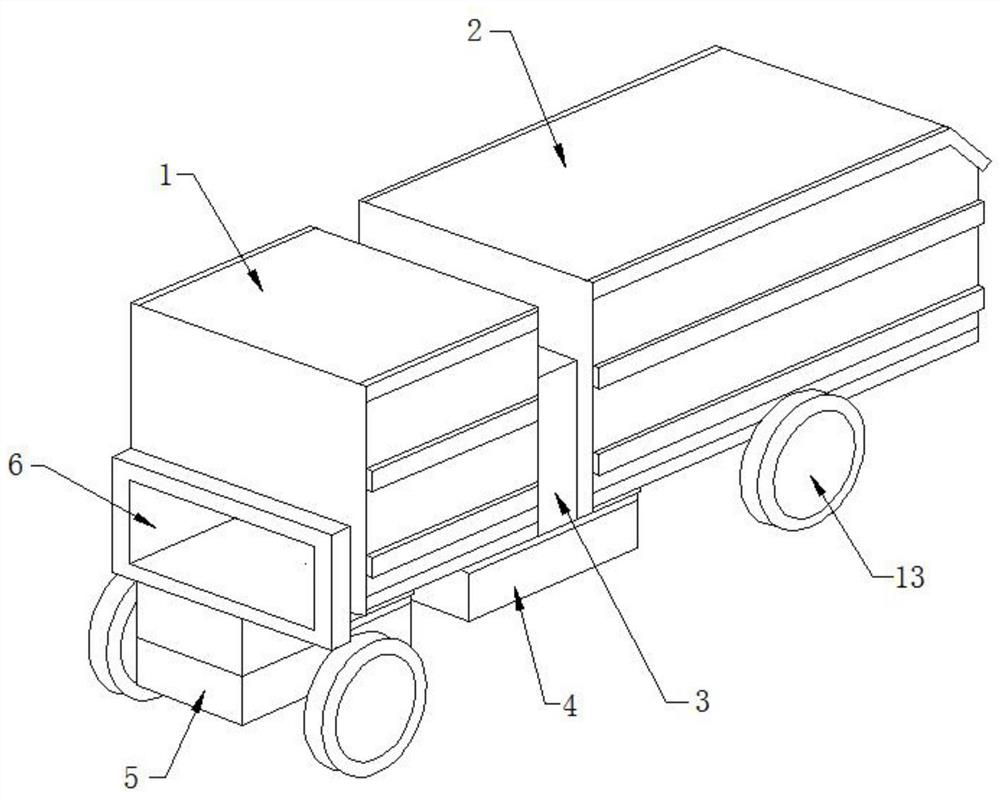 A mobile device for simple treatment of medical waste