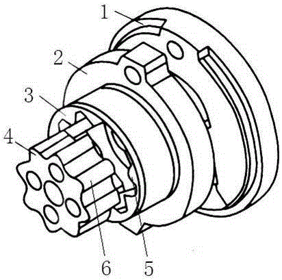 Cycloid rotor pump of sewing machine