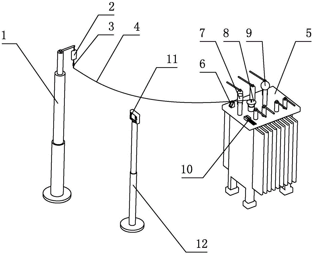 Electrified oiling device for distribution transformer