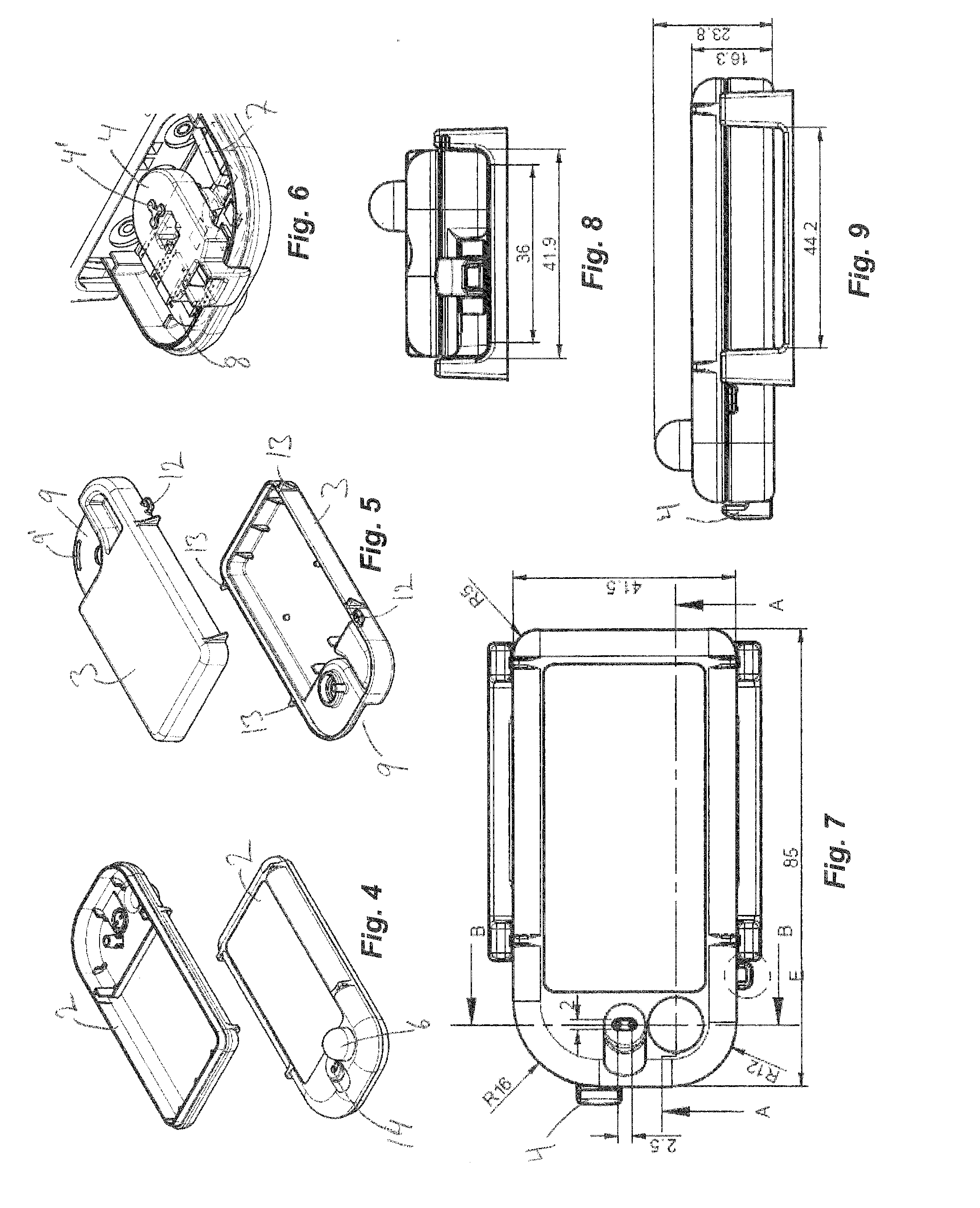 Emergency light device for marine environments