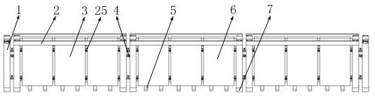 Anti-knock-down safety guardrail for municipal road and bridge engineering