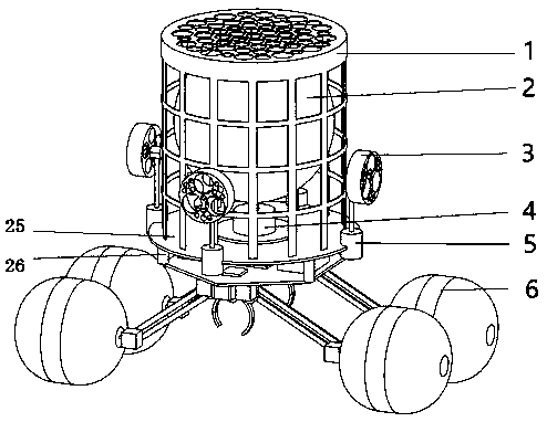 Air detection device capable of flying