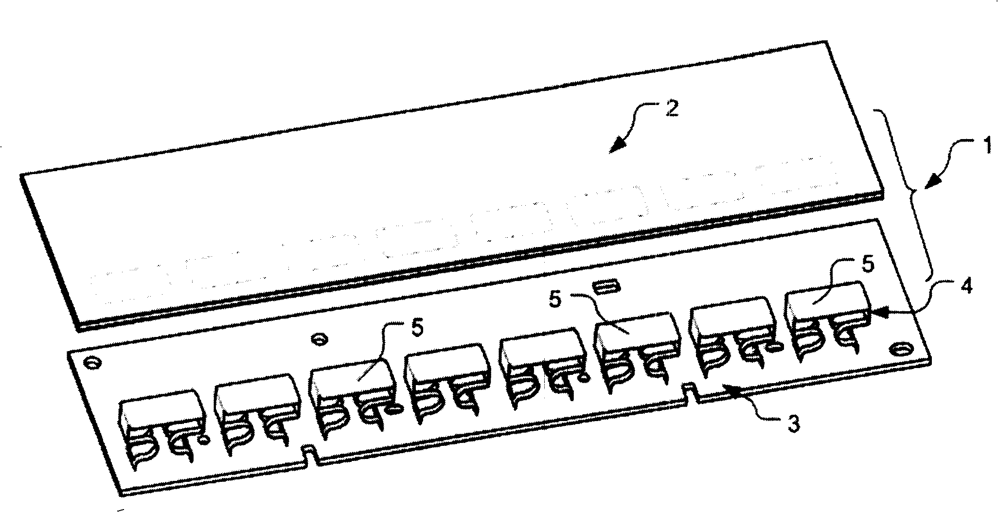 Touching key structure and household electrical appliance using the same