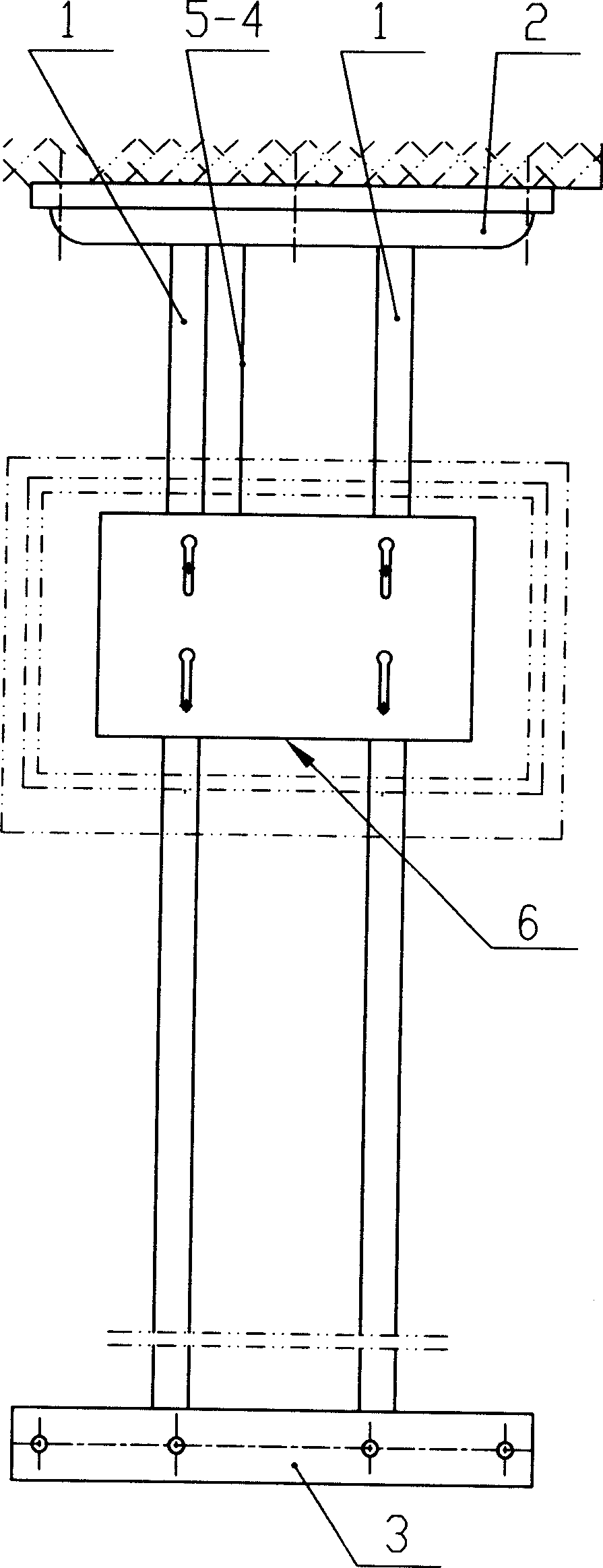 Television receiver lifter