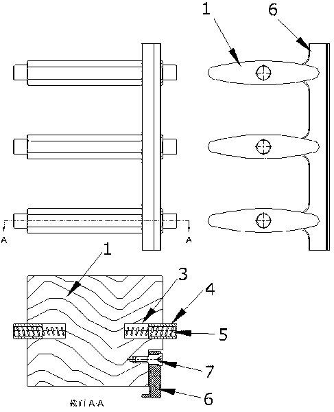 Safety type repairable and replaceable louver blade component